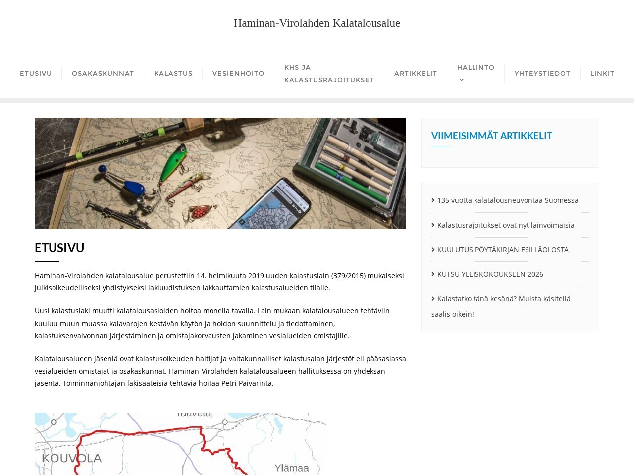 Haminan-Virolahden kalatalousalue